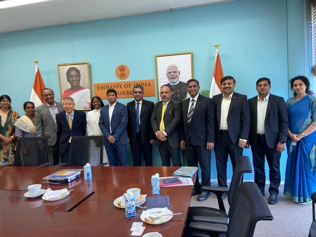 Digital South Trust delegation at Embassy of India, Tokyo — International outreach